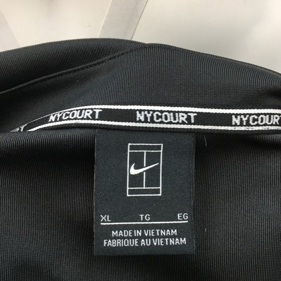 Nike Court New York Style Men's Size XL Padel T-Shirt‎ - Off Noir AT4303-045 - Picture 4 of 8